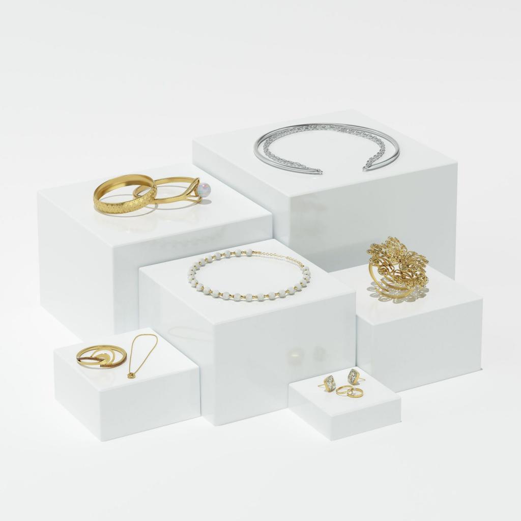 Ensemble de supports de buffet - Display Risers Set avis et prix